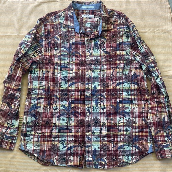 Tommy Bahama Men Long Sleeves Shirt • Size XLarge - Picture 7 of 12